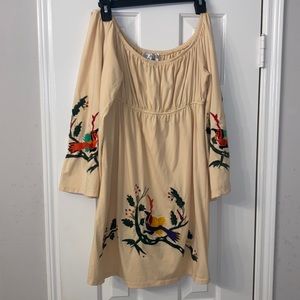 Adorable Summer Dress with Embroidery Size M